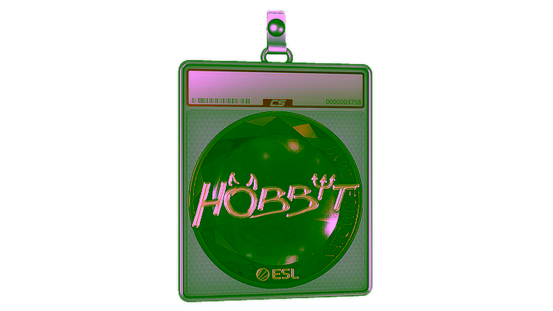 Display for Sticker Slab | Hobbit (Gold) | Katowice 2019