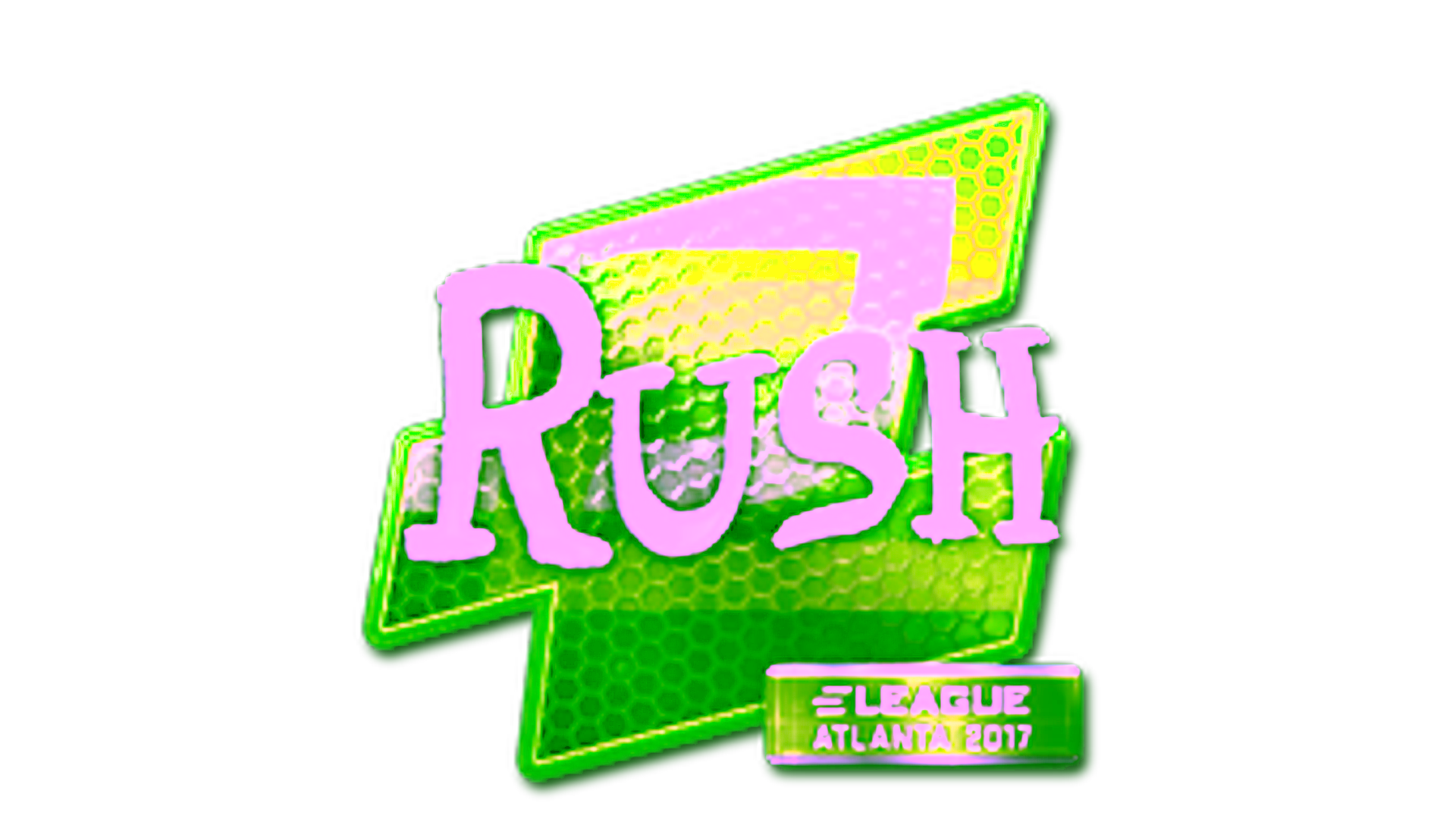 Display for Sticker | RUSH (Foil) | Atlanta 2017