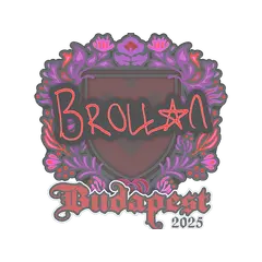 Sticker Brollan Budapest 2025