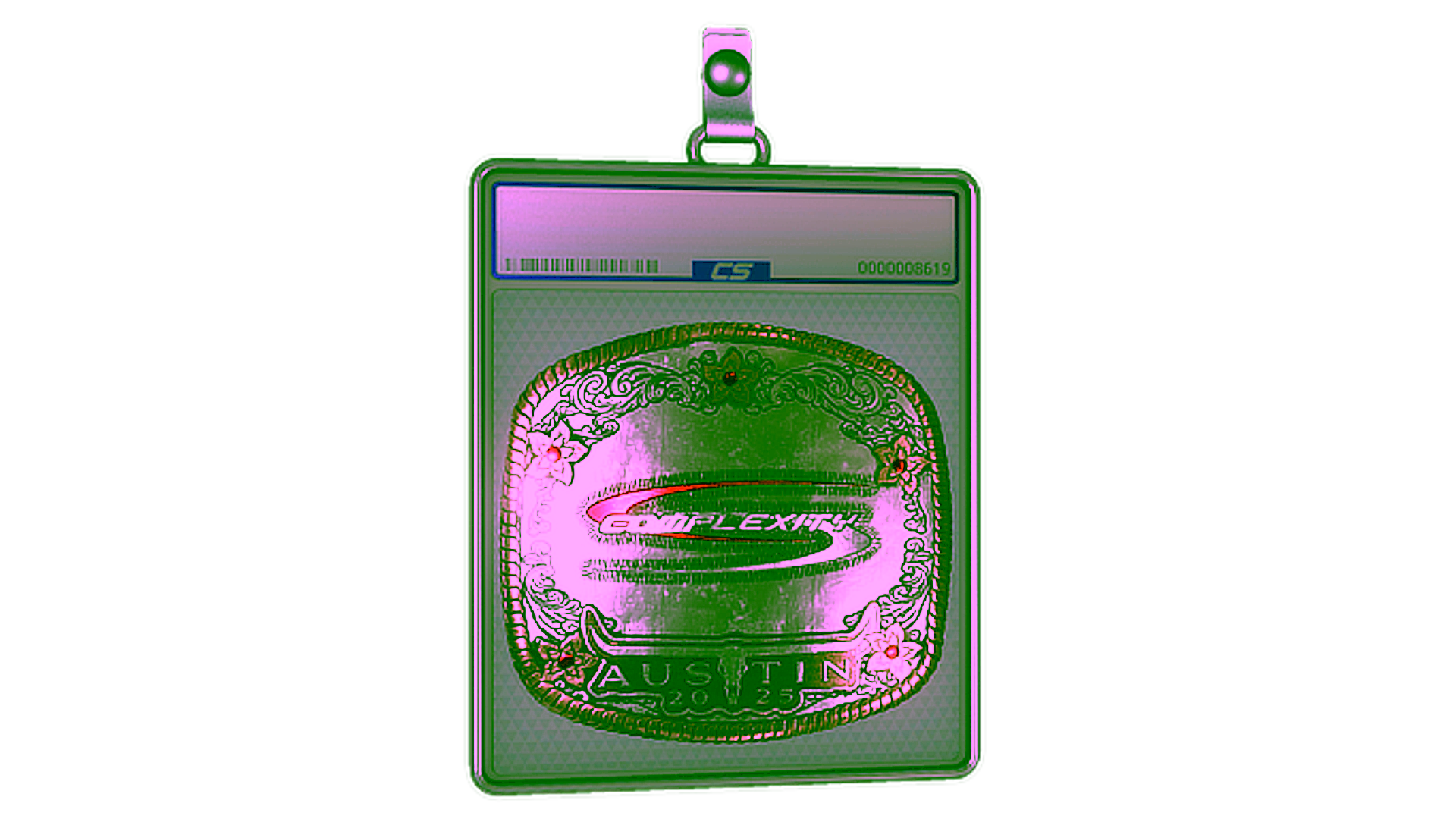 Display for Sticker Slab | Complexity Gaming (Foil) | Austin 2025