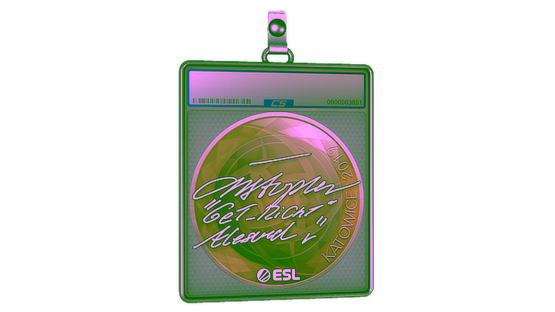 Anzeige für Sticker Slab | GeT_RiGhT | Katowice 2019