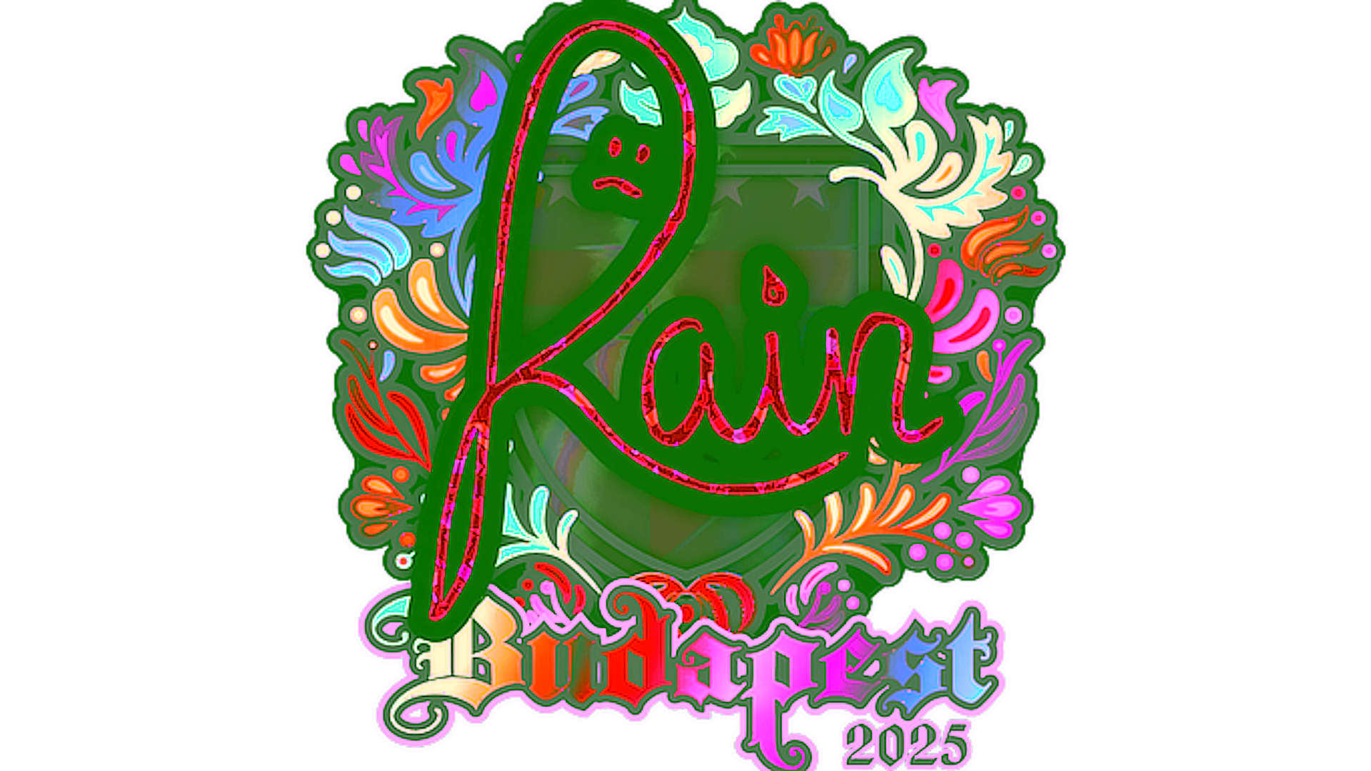 Anzeige für Sticker | rain (Holo) | Budapest 2025