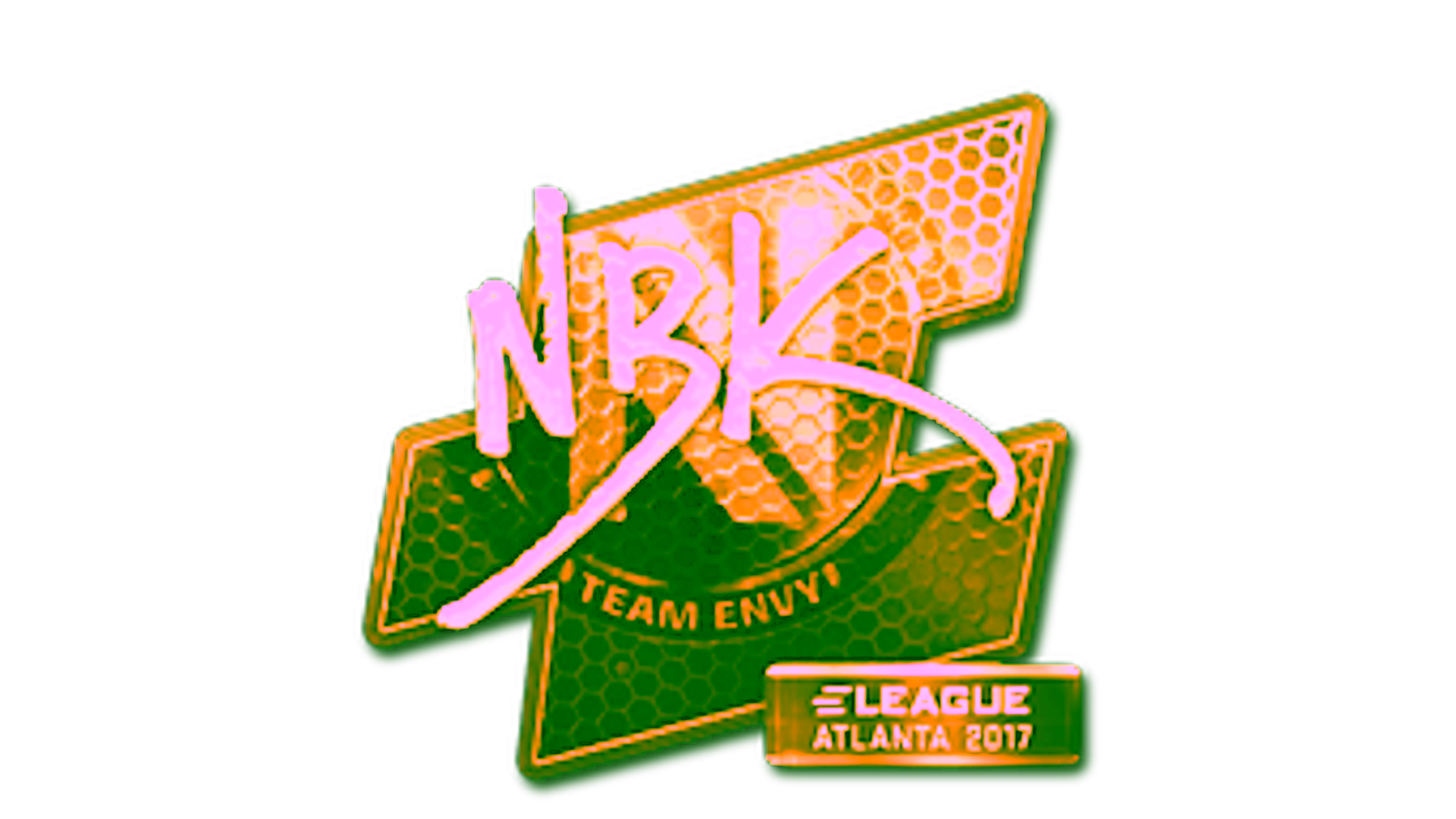Display for Sticker | NBK- (Gold) | Atlanta 2017