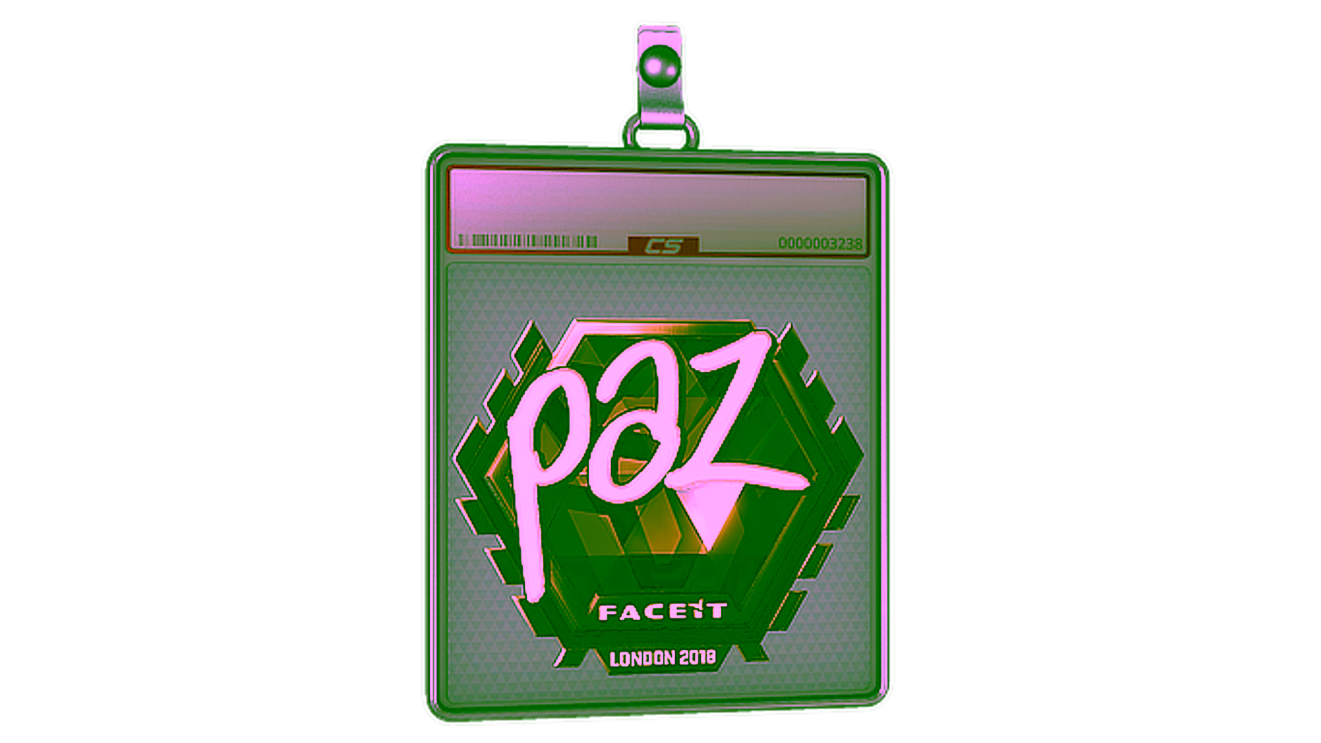 Display for Sticker Slab | paz (Gold) | London 2018