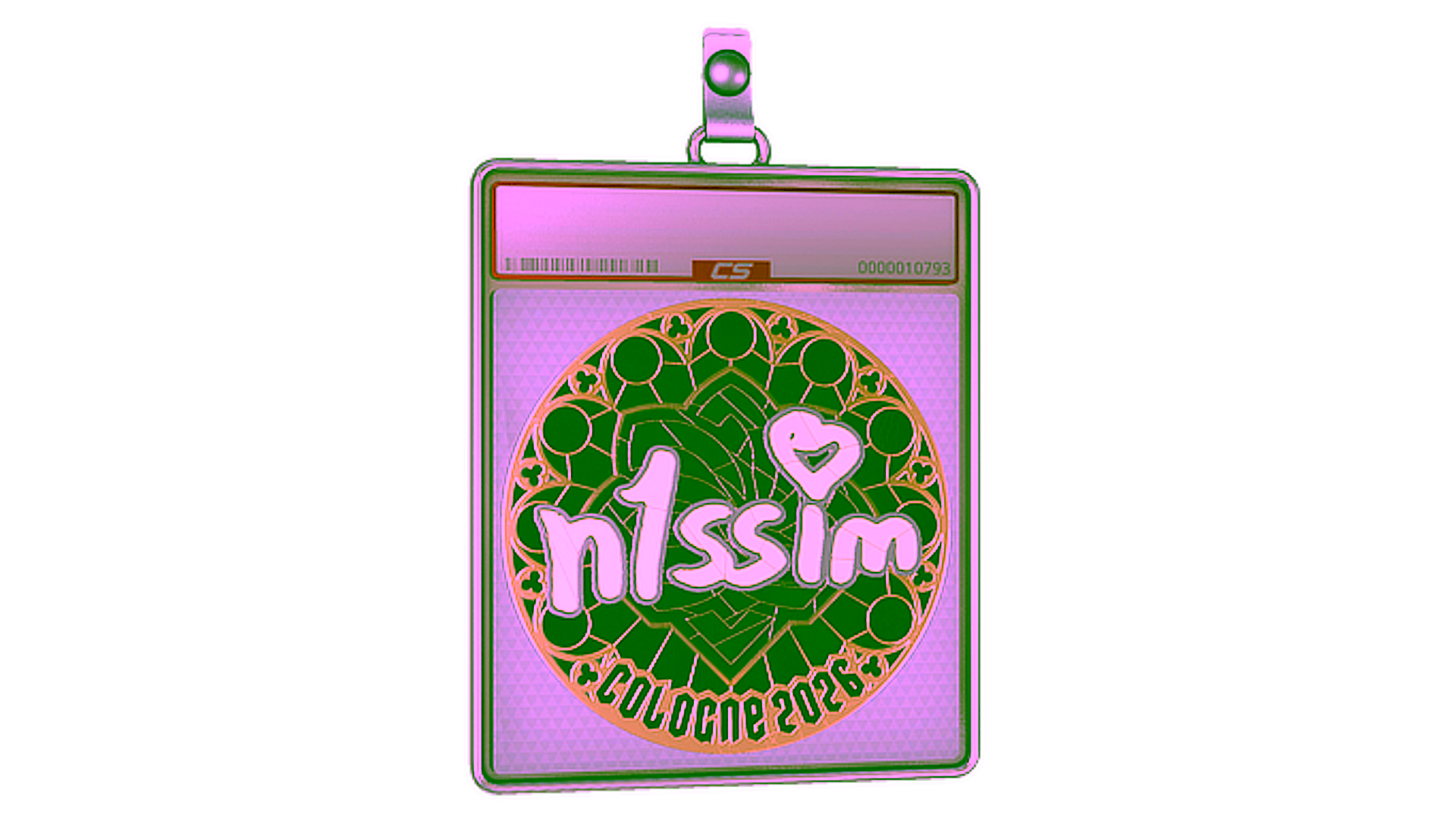Display for Sticker Slab | n1ssim (Gold) | Cologne 2026