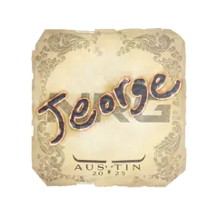 Sticker jeorge Austin 2025