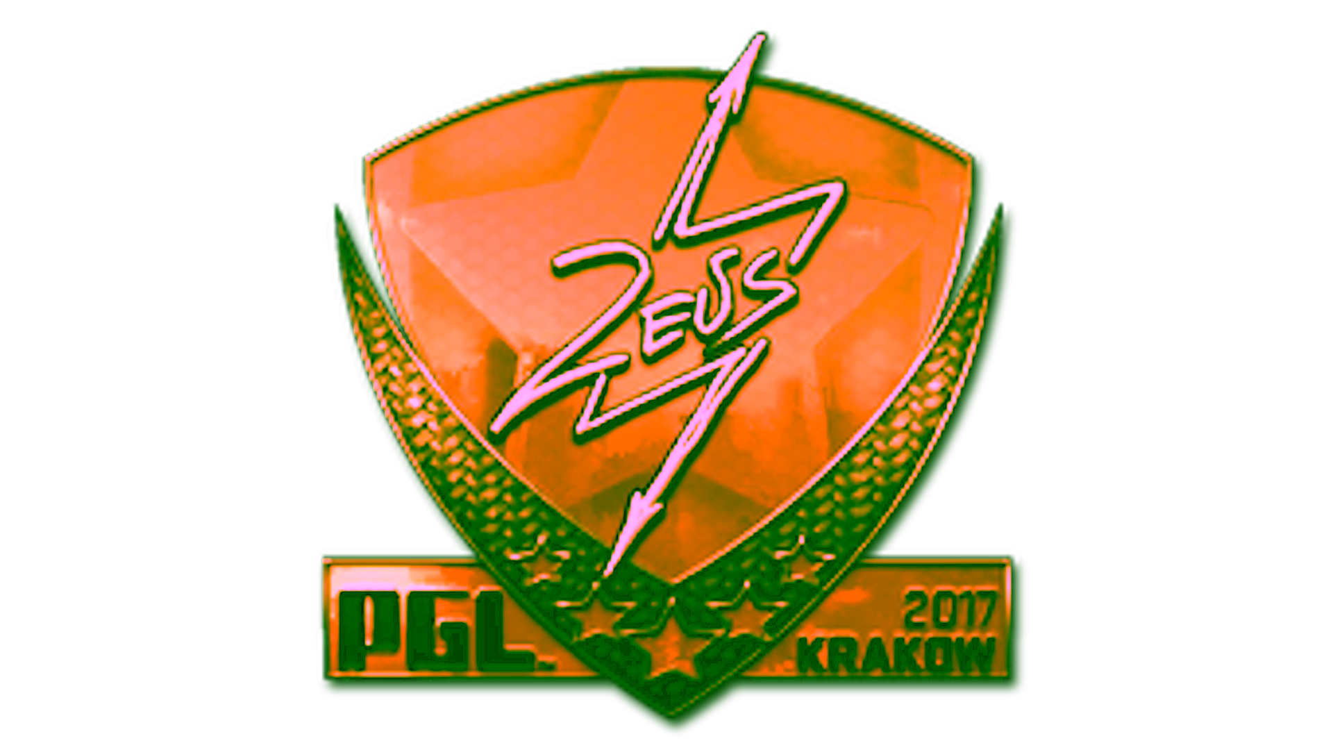 Affichage pour Sticker | Zeus (Gold) | Krakow 2017