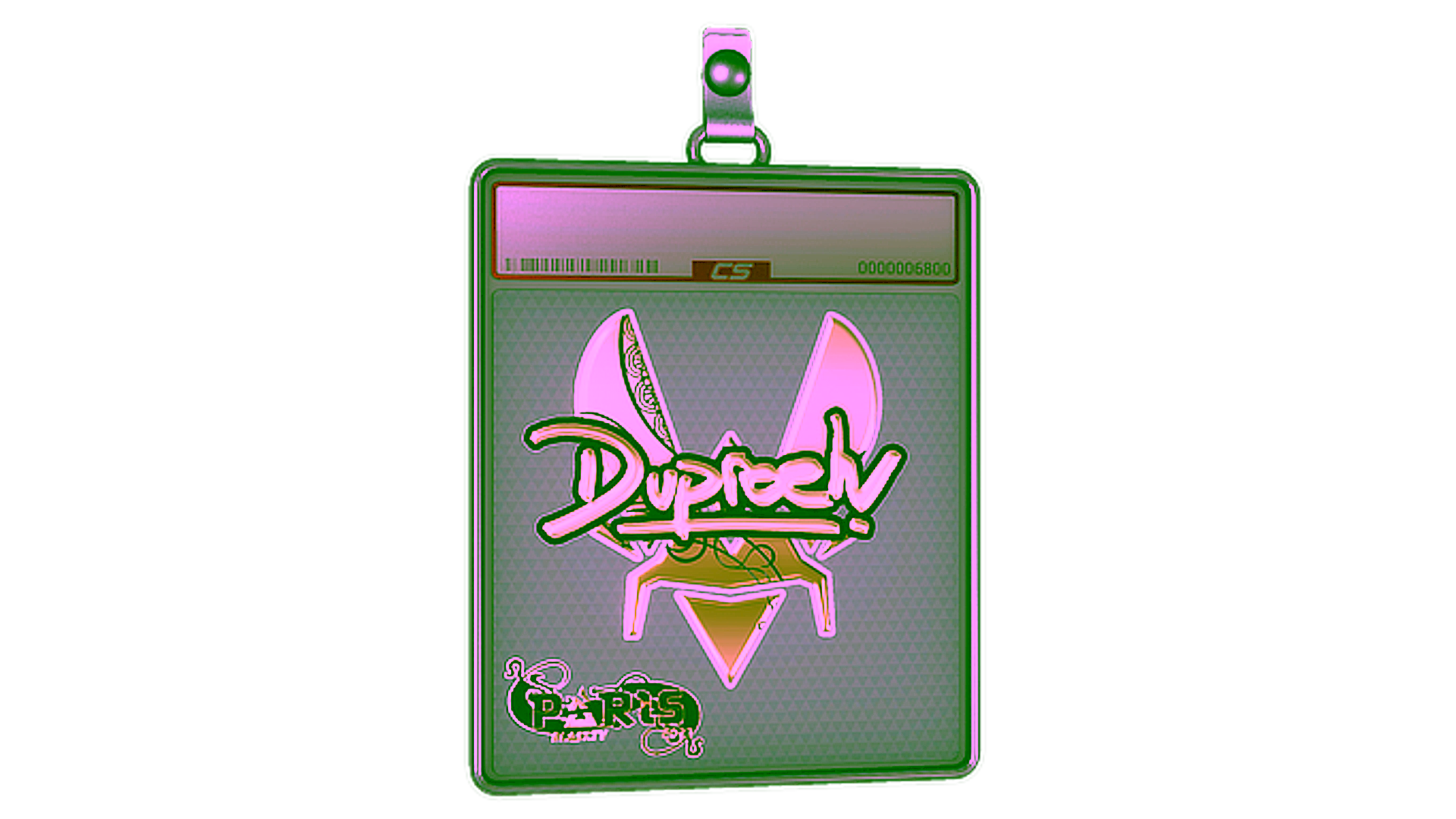 Display for Sticker Slab | dupreeh (Gold) | Paris 2023