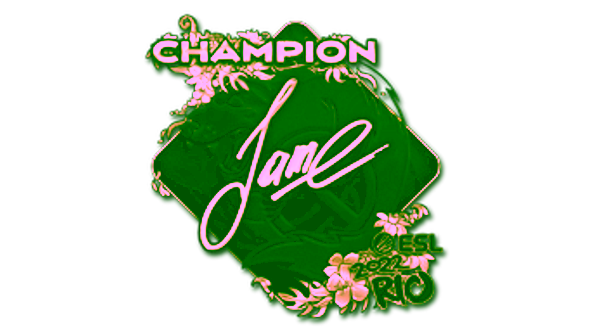 Display for Sticker | Jame (Gold, Champion) | Rio 2022