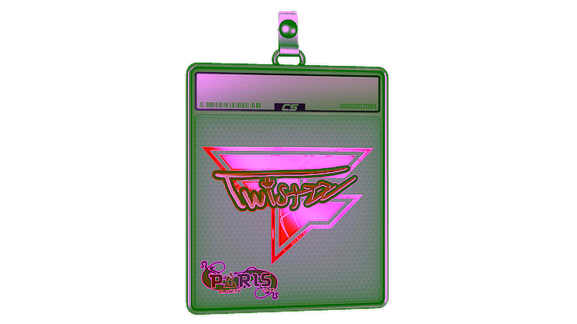 Display for Sticker Slab | Twistzz (Holo) | Paris 2023