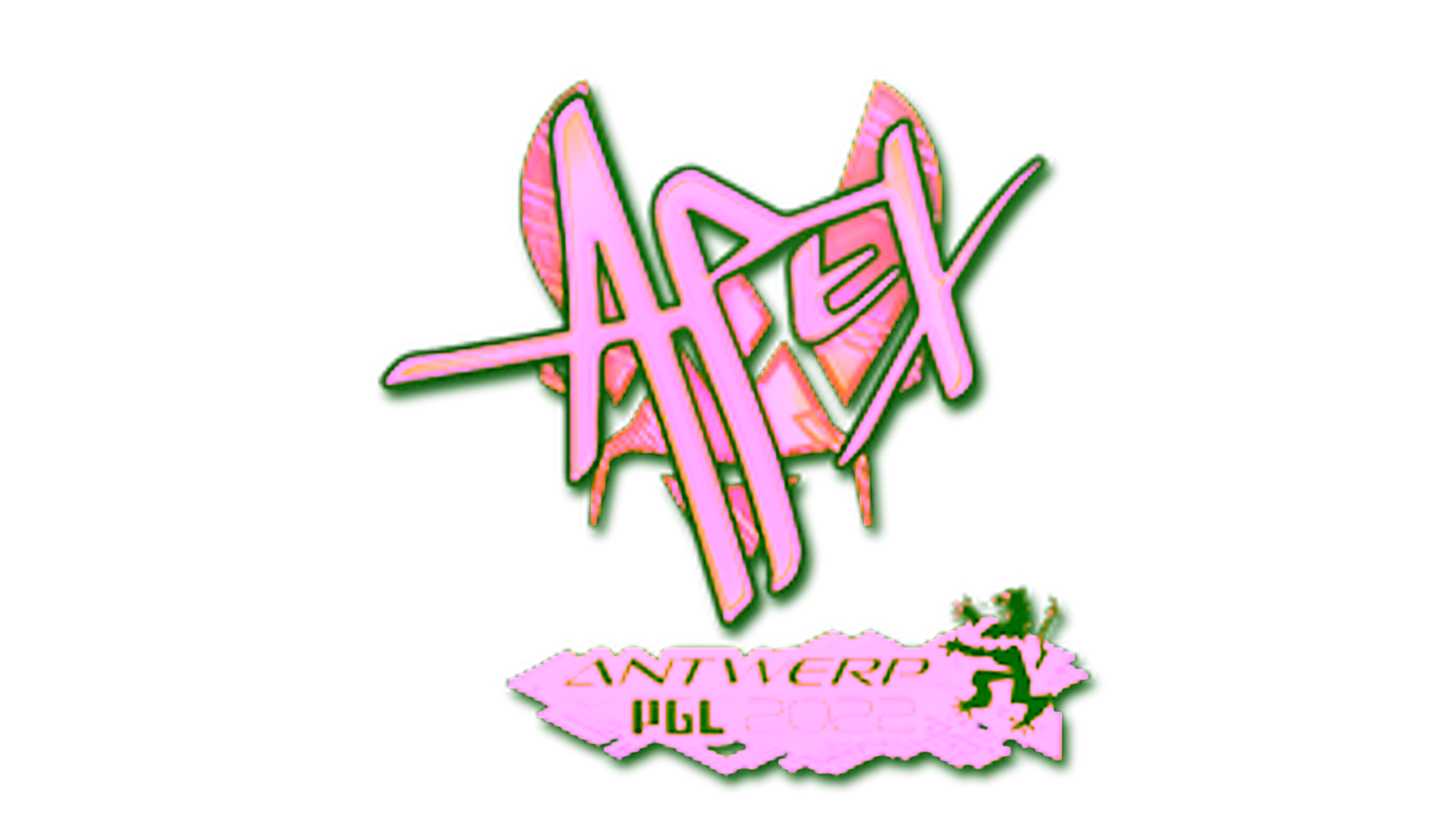 Display for Sticker | apEX (Holo) | Antwerp 2022