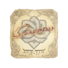 Sticker dumau Austin 2025