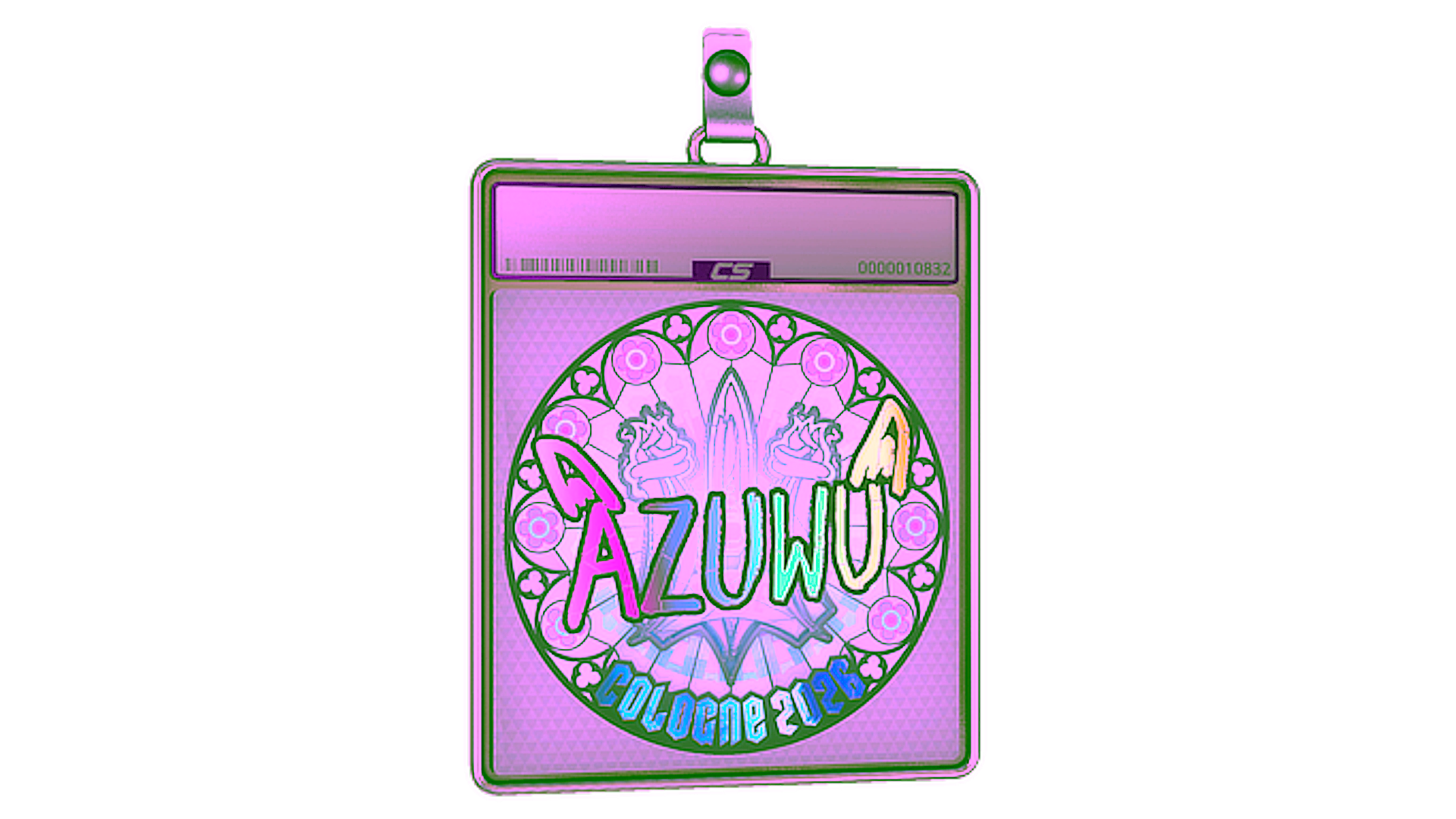 Display for Sticker Slab | AZUWU (Holo) | Cologne 2026