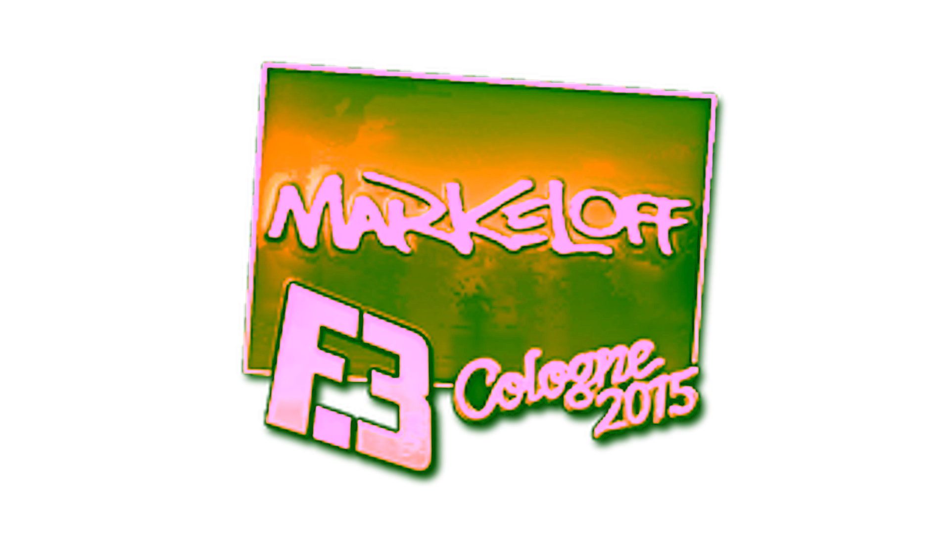 عرض لـ Sticker | markeloff (Gold) | Cologne 2015