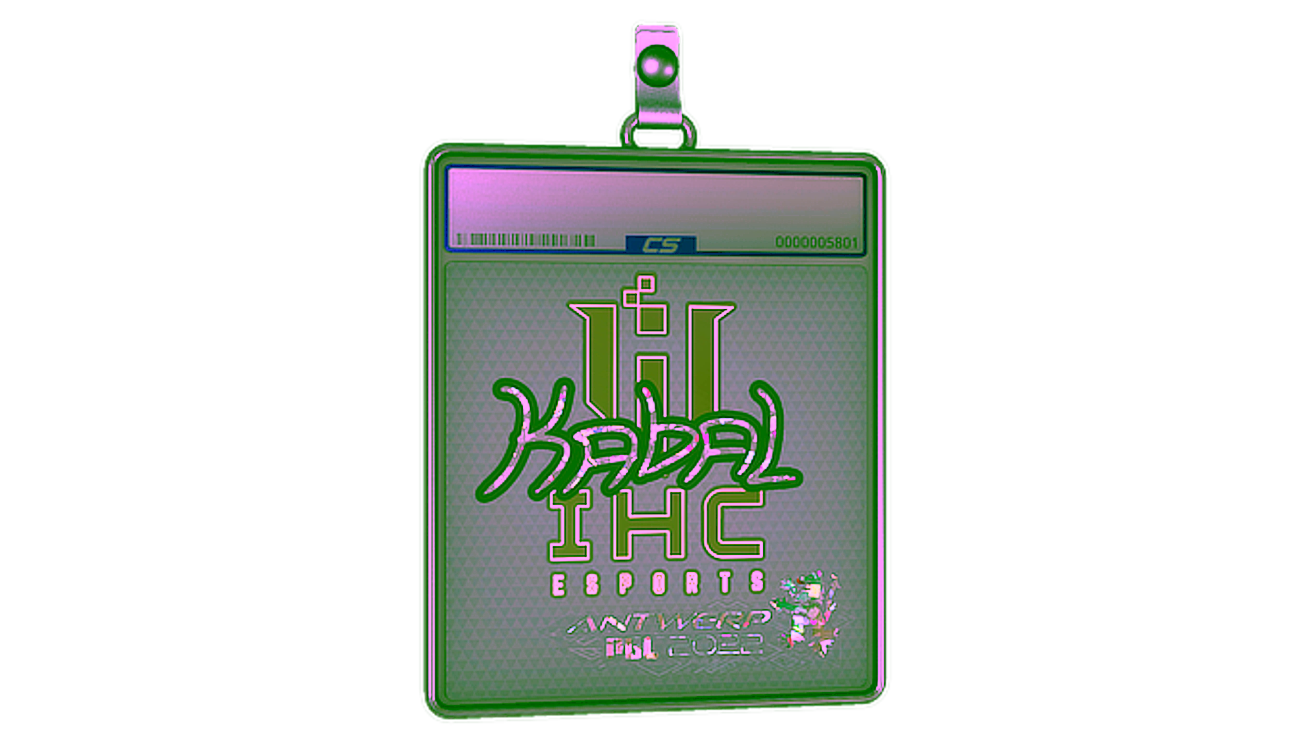 Visar för Sticker Slab | kabal (Glitter) | Antwerp 2022