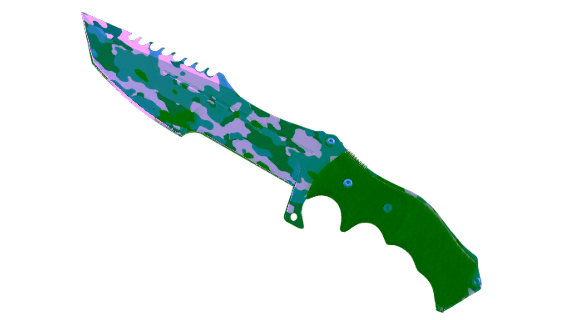 Display for ★ StatTrak™ Huntsman Knife | Bright Water (Minimal Wear)
