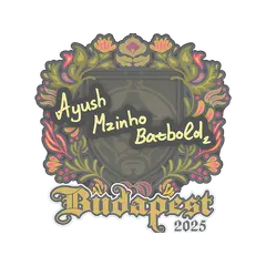 Sticker mzinho Budapest 2025