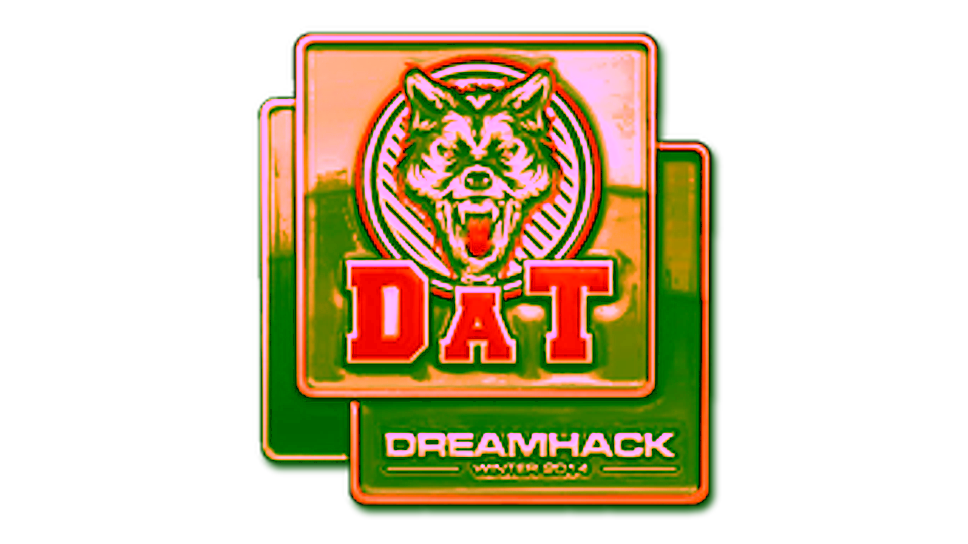 Anzeige für Sticker | dAT team (Gold) | DreamHack 2014