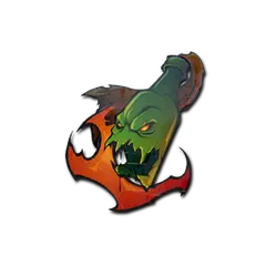 Sticker Devouring Flame
