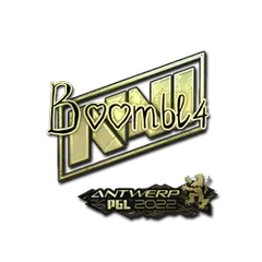 Sticker | Boombl4 (Gold) | Antwerp 2022