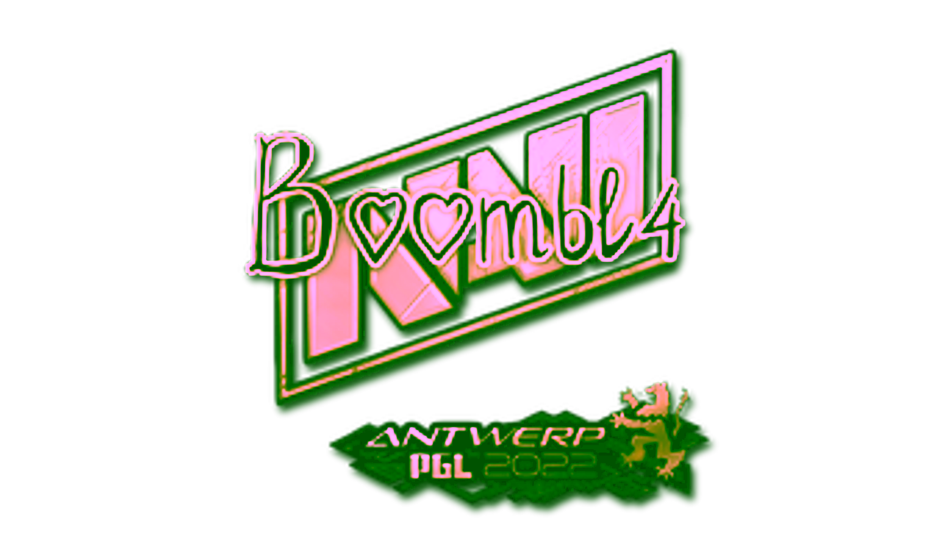 Display for Sticker | Boombl4 (Gold) | Antwerp 2022