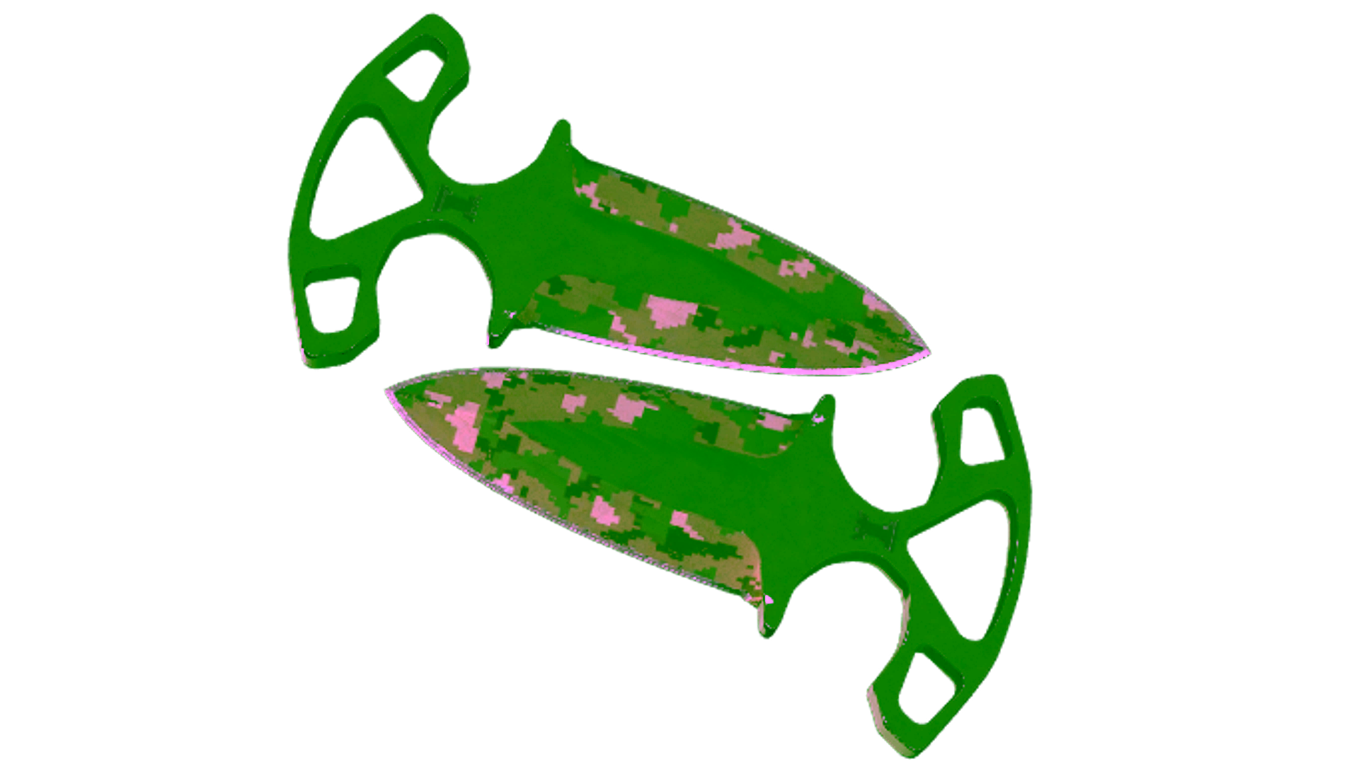Visar för ★ StatTrak™ Shadow Daggers | Forest DDPAT (Well-Worn)