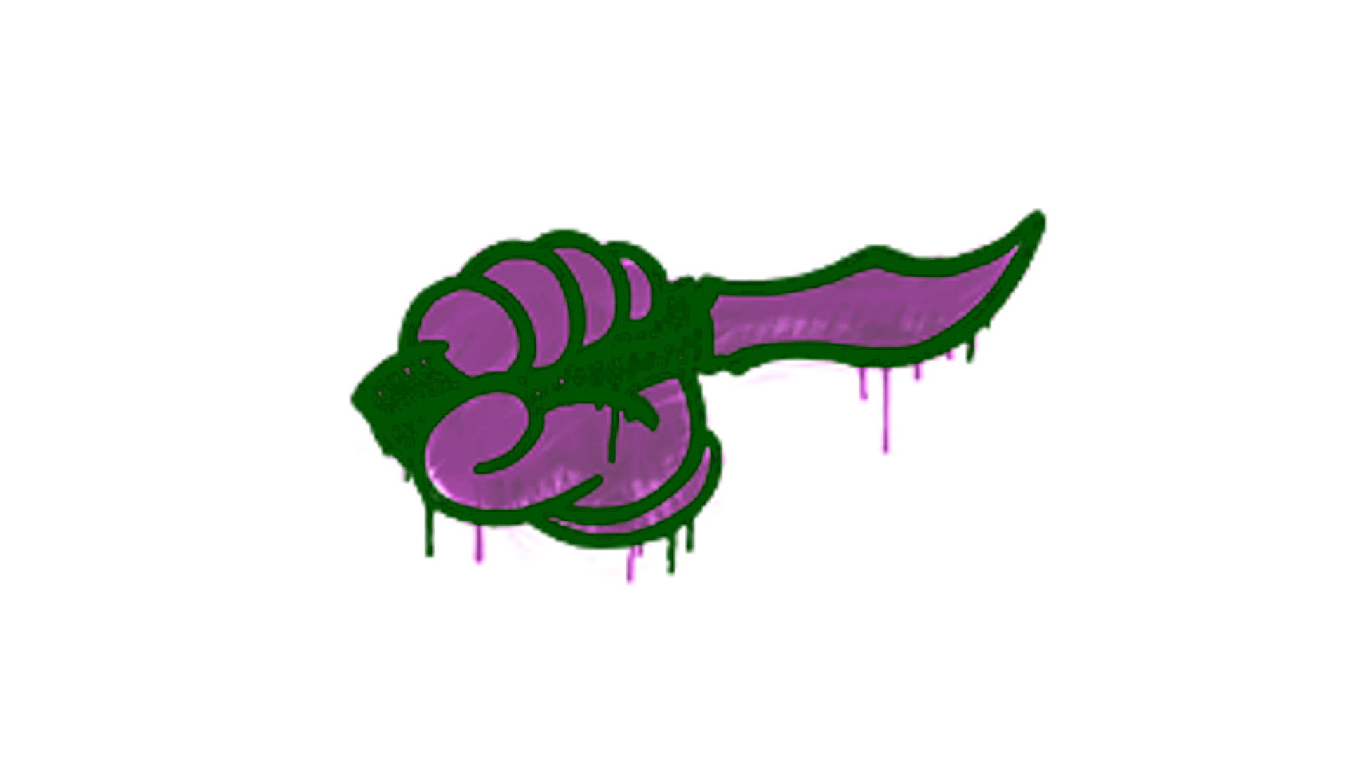 Display for Sealed Graffiti | Backstab (Bazooka Pink)