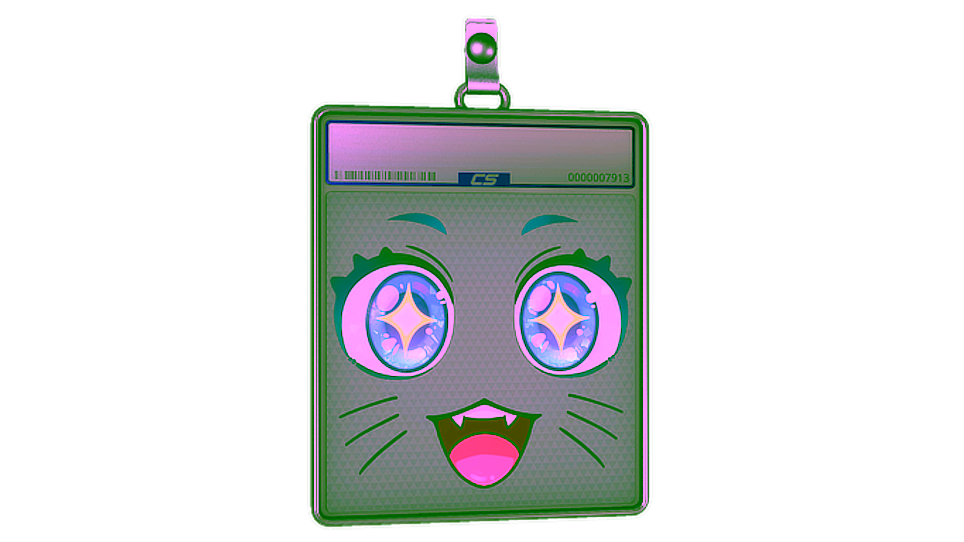 Display for Sticker Slab | Kawaii Eyes (Glitter)
