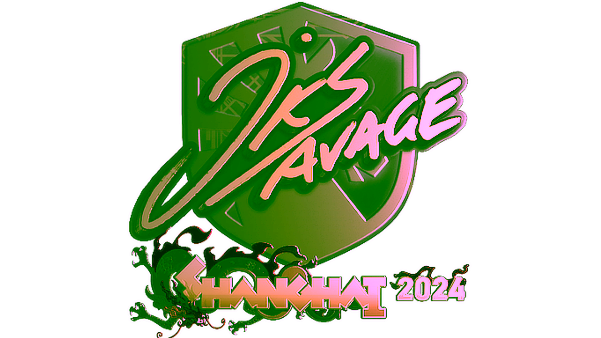 Display for Sticker | jks (Gold) | Shanghai 2024