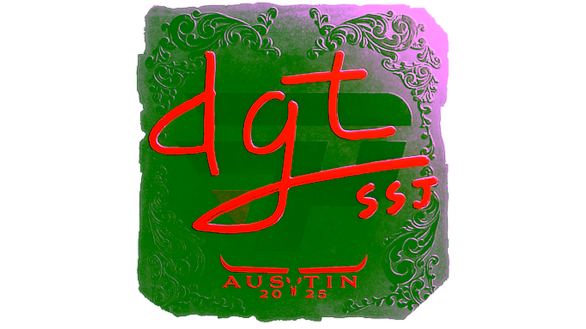 Mostrar para Sticker | dgt (Foil) | Austin 2025