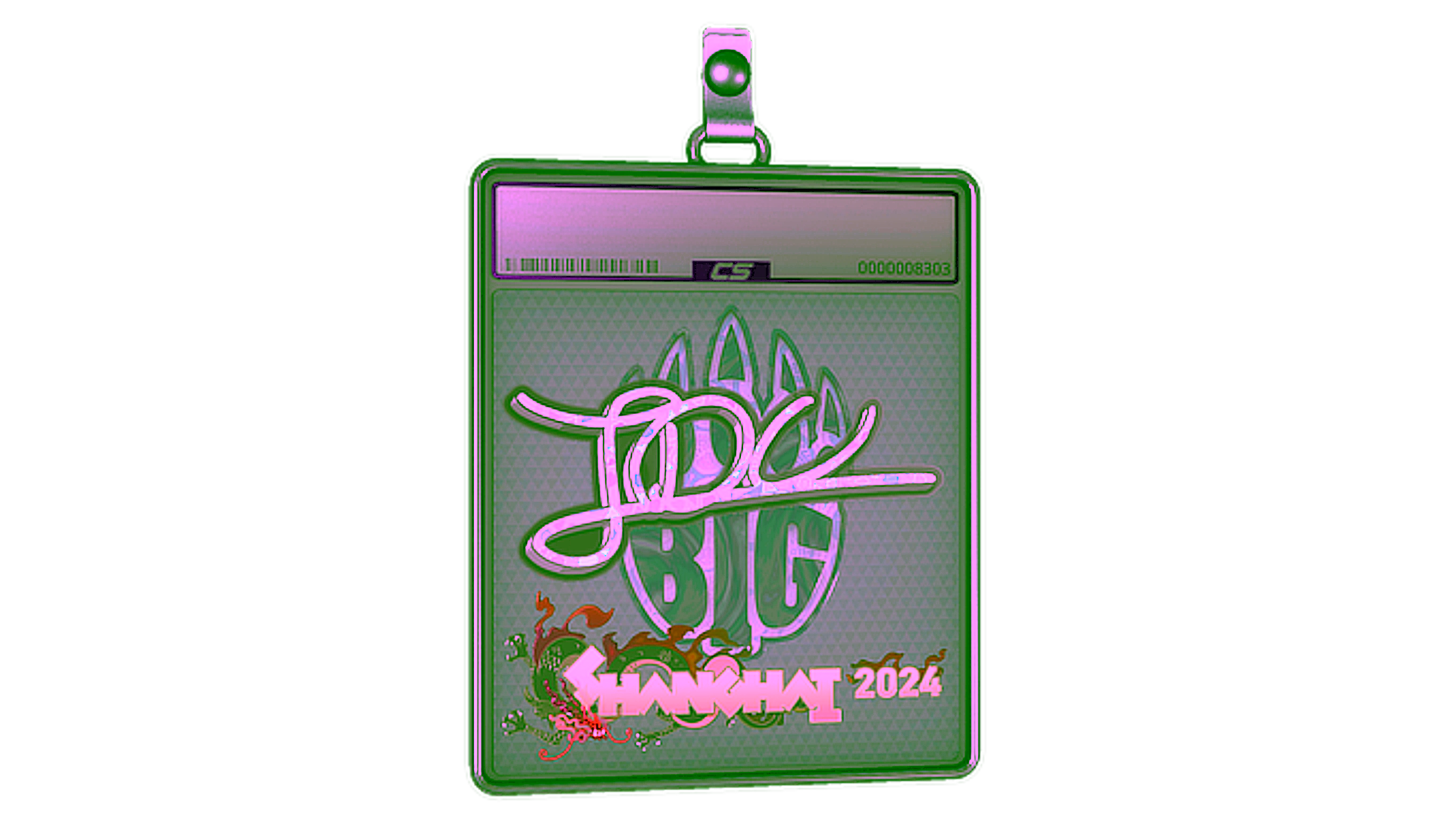 Display for Sticker Slab | JDC (Holo) | Shanghai 2024