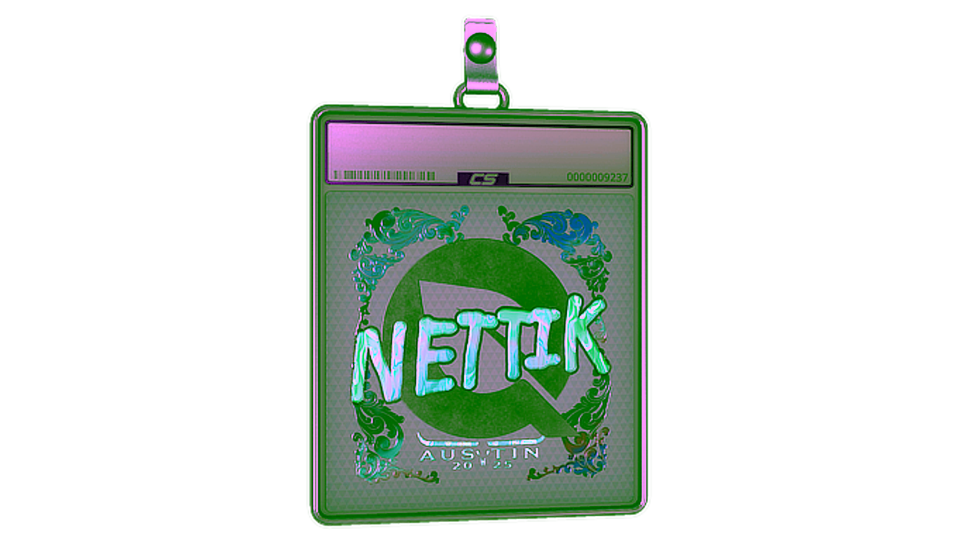 Affichage pour Sticker Slab | nettik (Holo) | Austin 2025