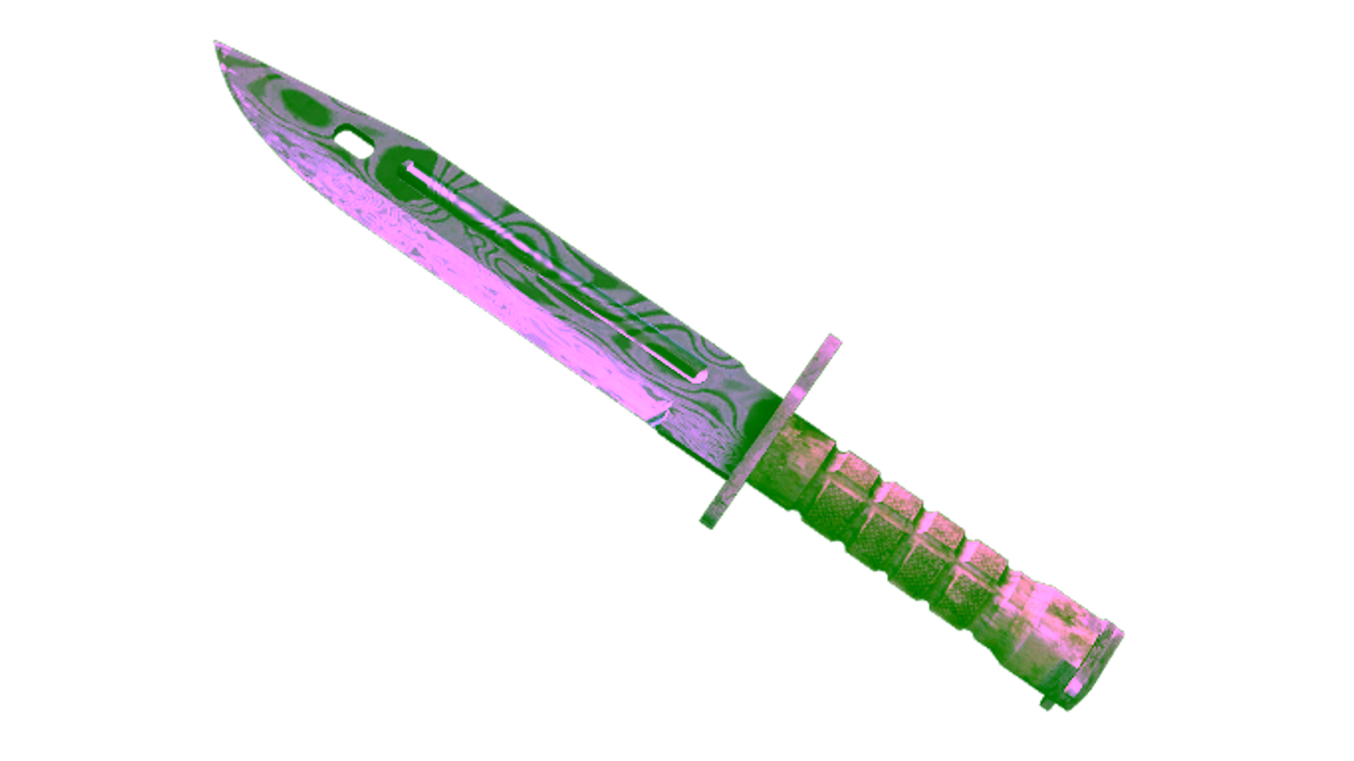Display for ★ StatTrak™ Bayonet | Damascus Steel (Minimal Wear)