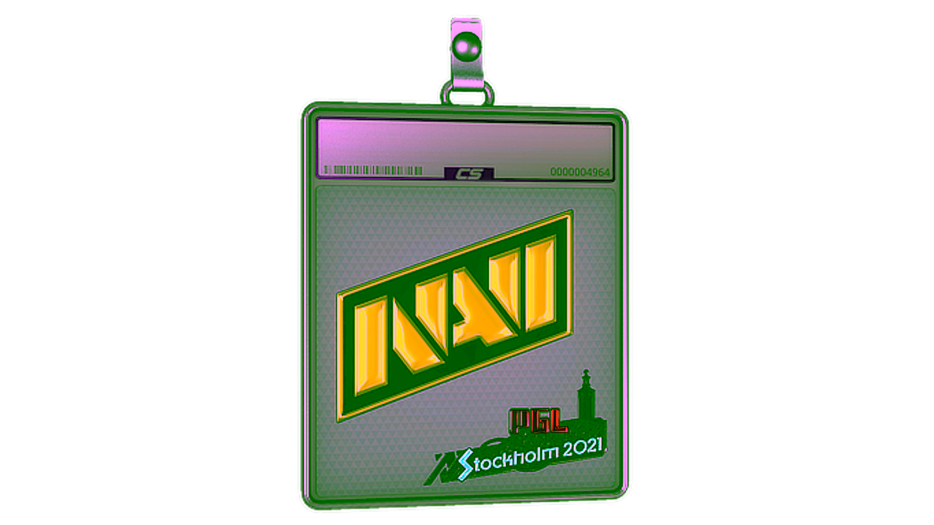 Display for Sticker Slab | Natus Vincere (Foil) | Stockholm 2021