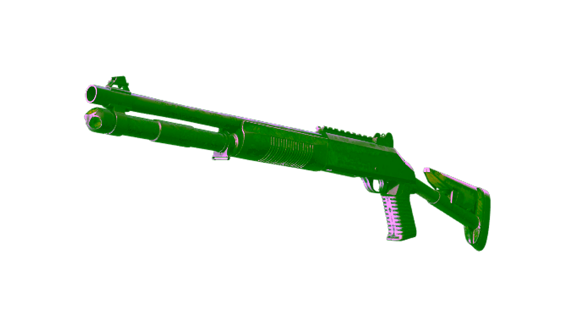 Display for Souvenir XM1014 | Banana Leaf (Battle-Scarred)