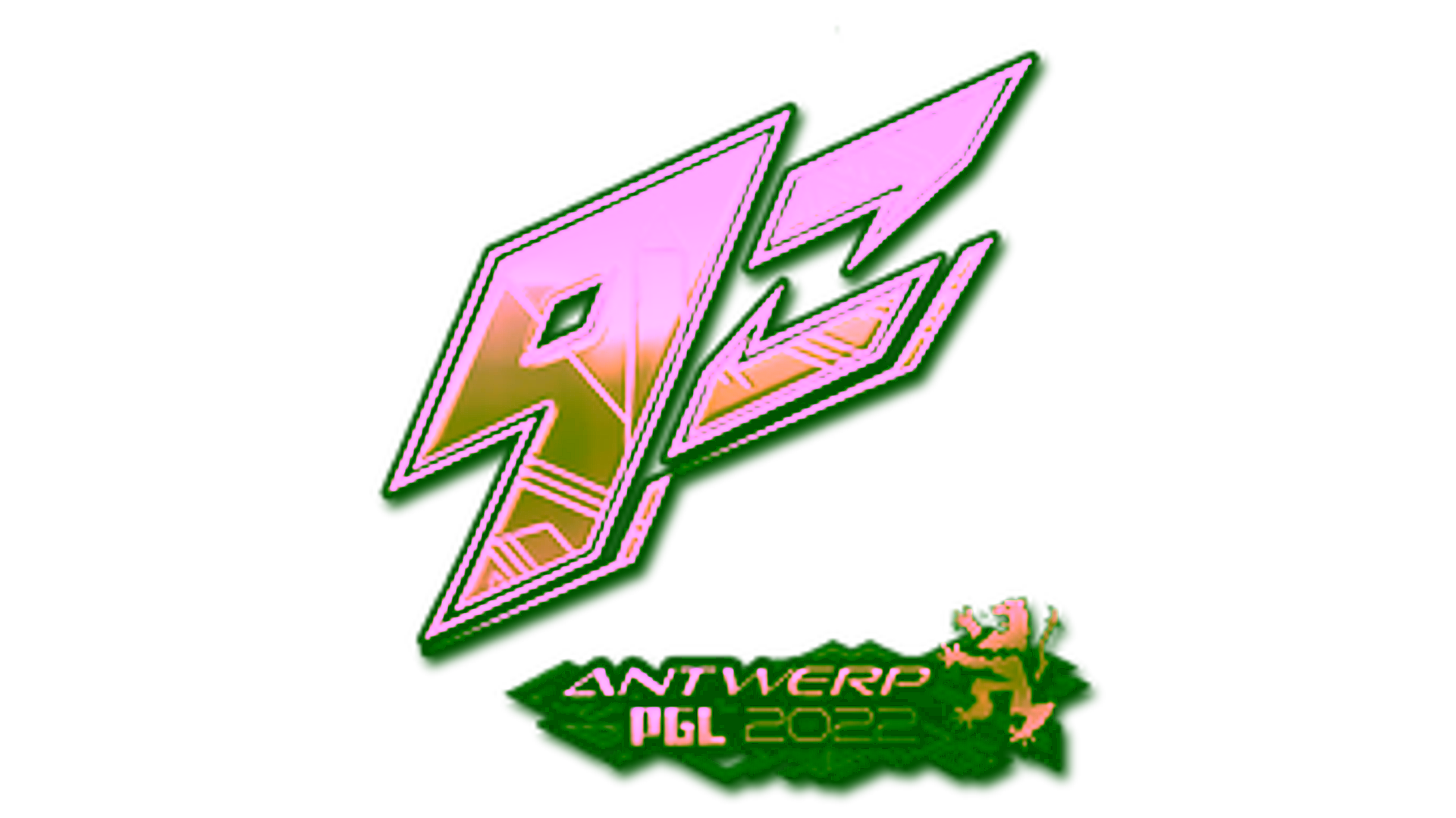 Display for Sticker | 9z Team (Gold) | Antwerp 2022