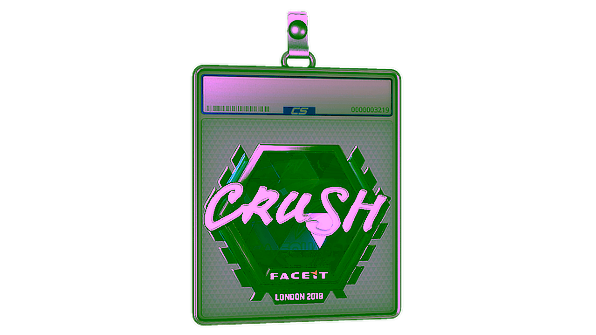 Display for Sticker Slab | crush (Foil) | London 2018
