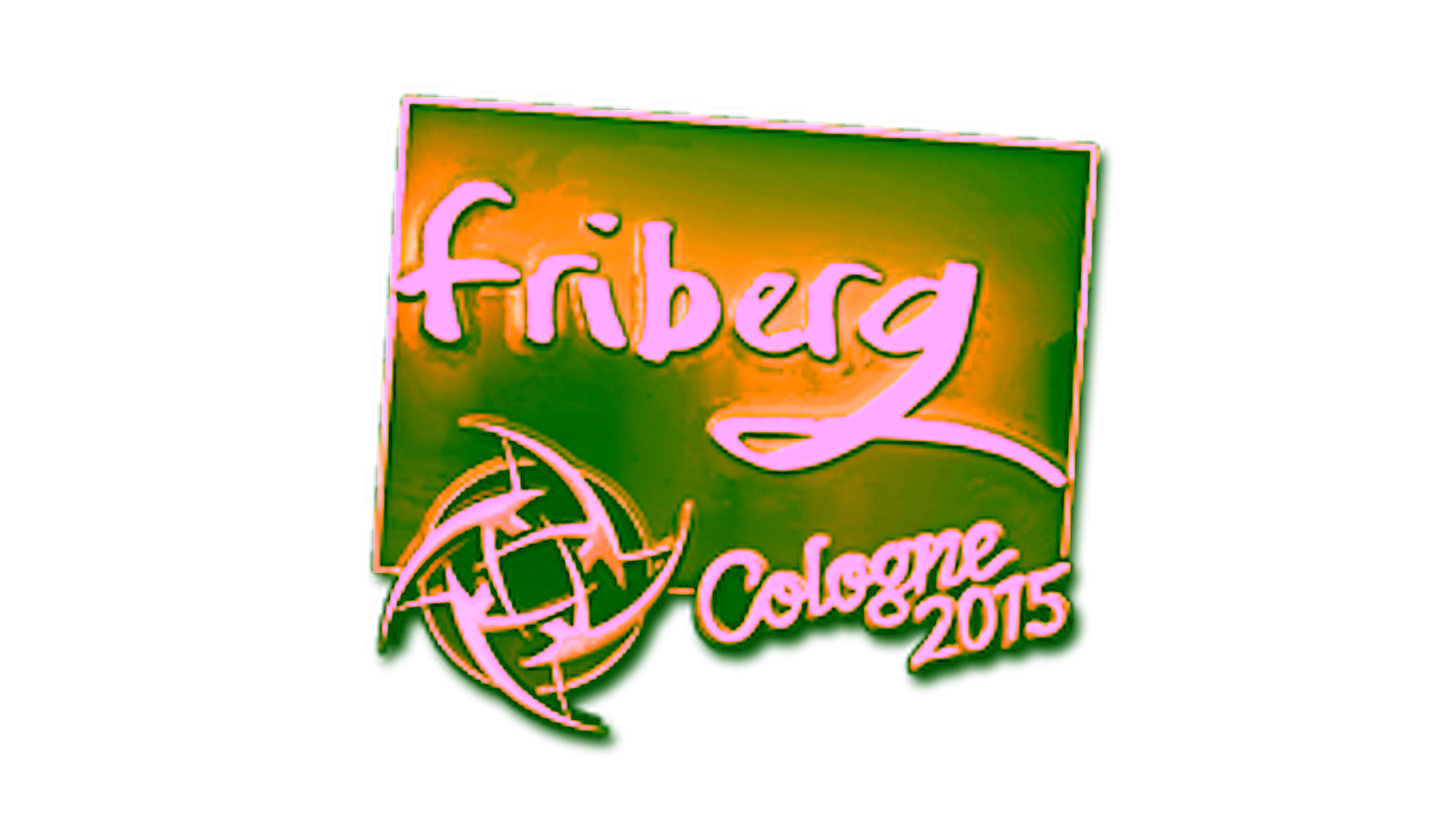 Display for Sticker | friberg (Gold) | Cologne 2015