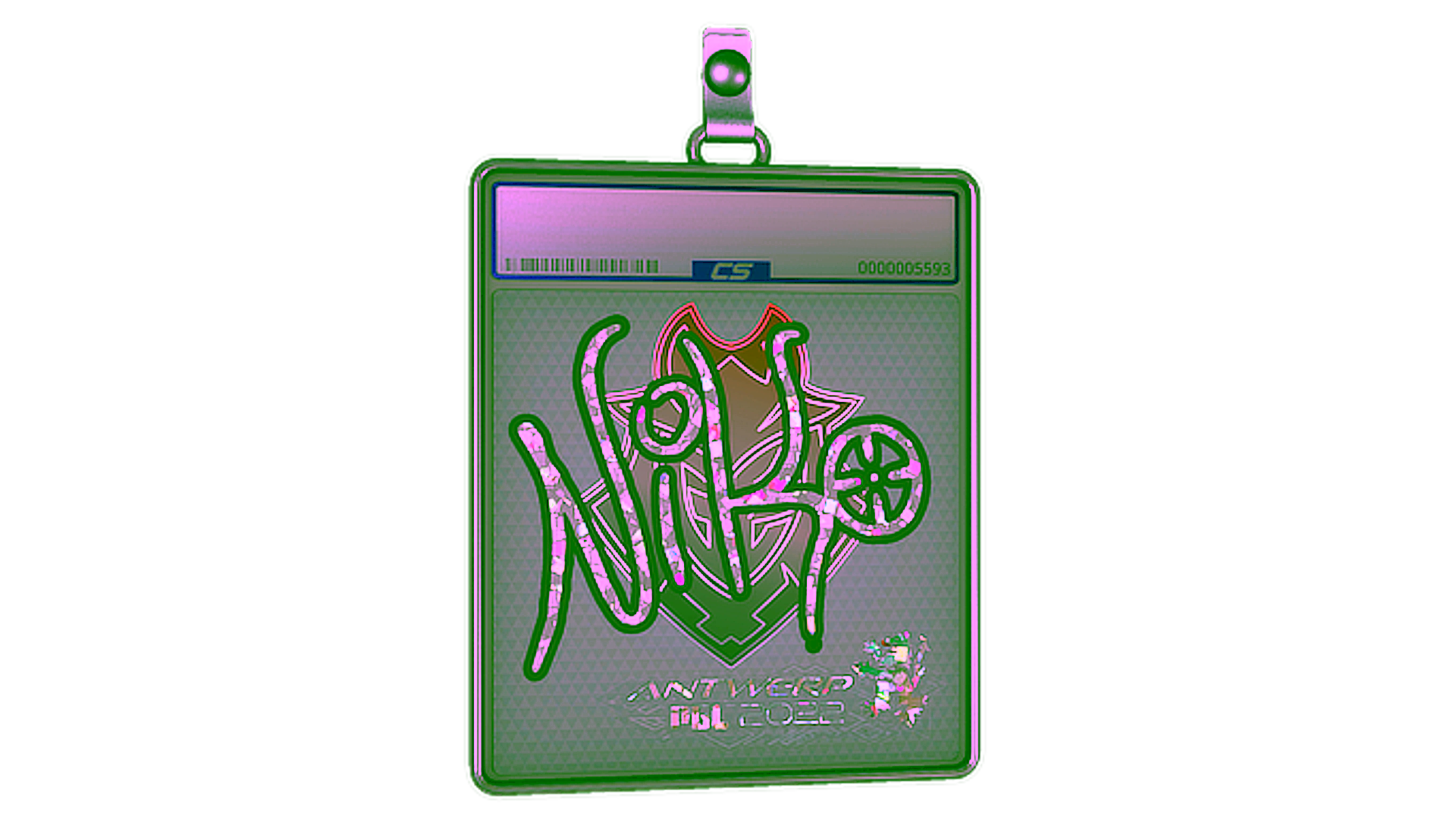 Affichage pour Sticker Slab | NiKo (Glitter) | Antwerp 2022