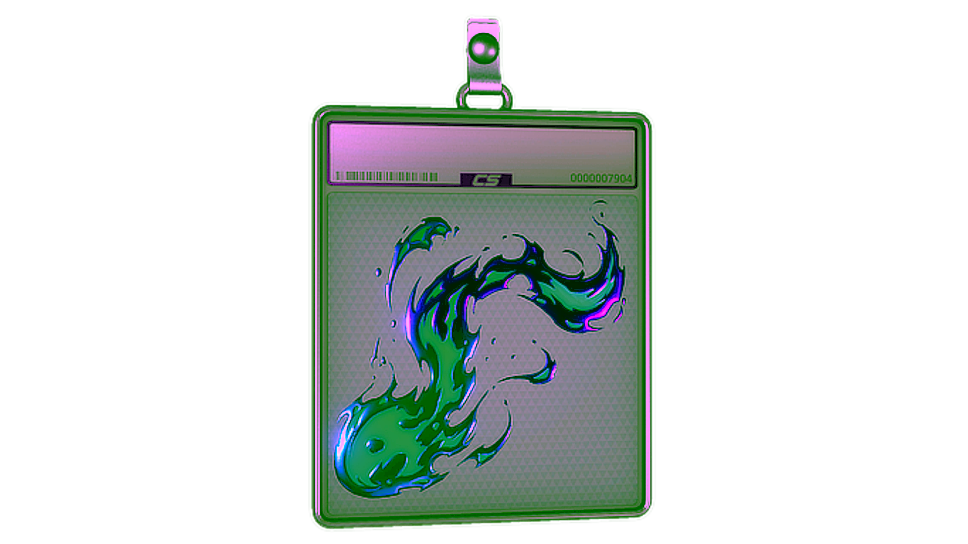 Display for Sticker Slab | Winding Scorch (Foil)