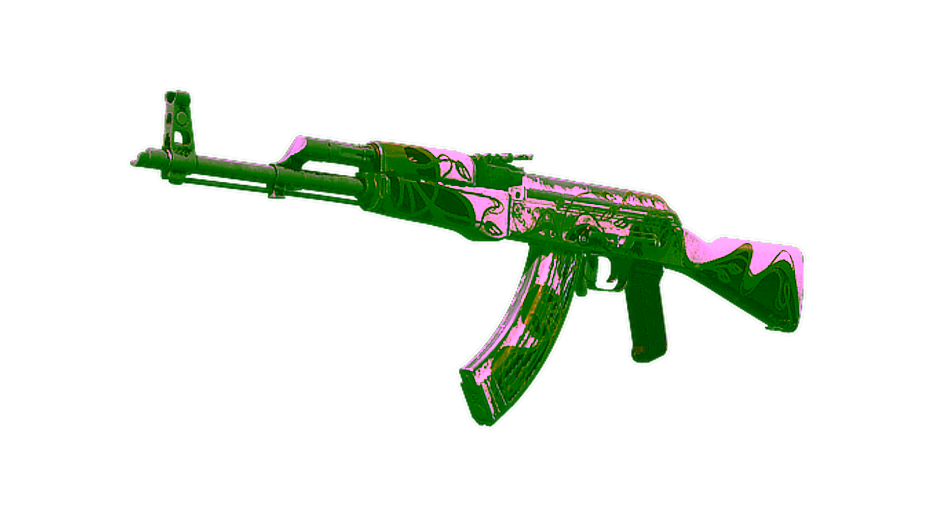 Display for Souvenir AK-47 | Nouveau Rouge (Battle-Scarred)