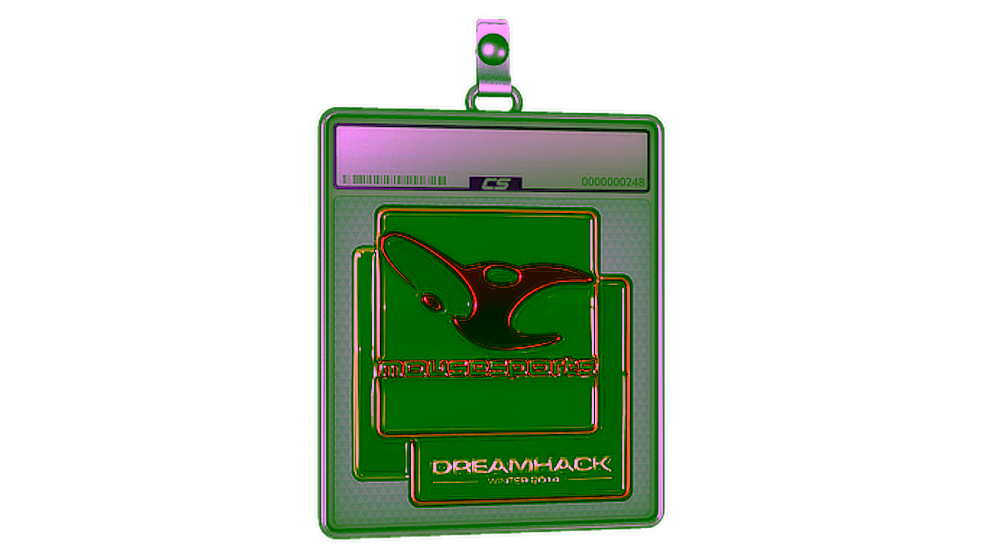 Дисплей для Sticker Slab | mousesports (Gold) | DreamHack 2014