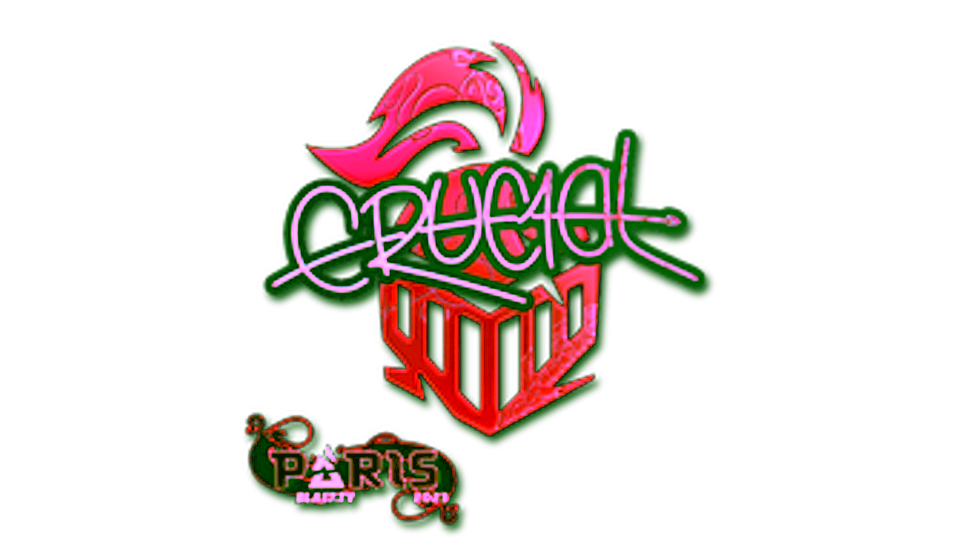 Visar för Sticker | CRUC1AL (Holo) | Paris 2023