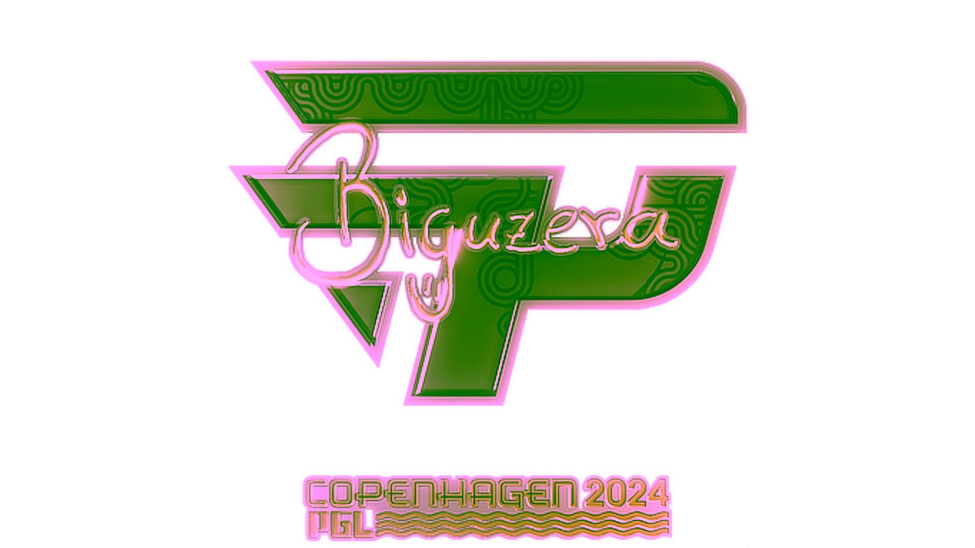 Visar för Sticker | biguzera (Gold) | Copenhagen 2024