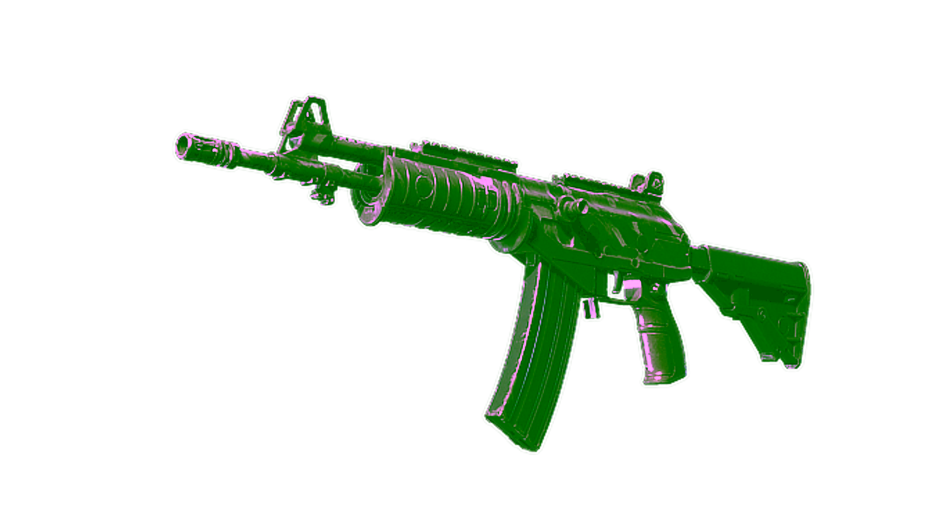 Display for Souvenir Galil AR | Grey Smoke (Well-Worn)