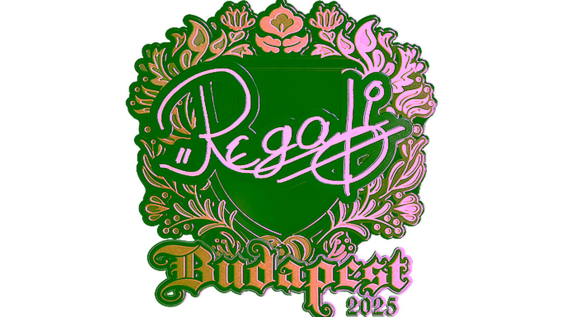 Дисплей для Sticker | regali (Gold) | Budapest 2025