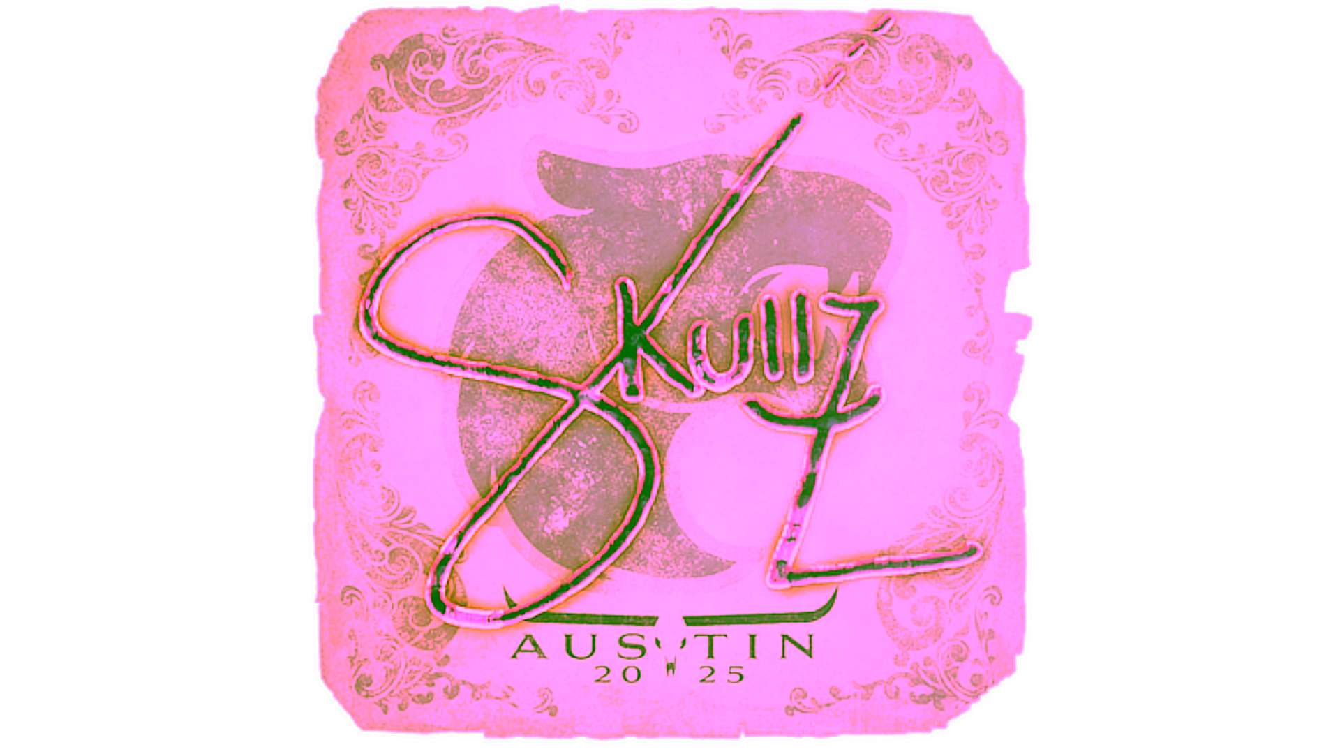 Display for Sticker | skullz | Austin 2025