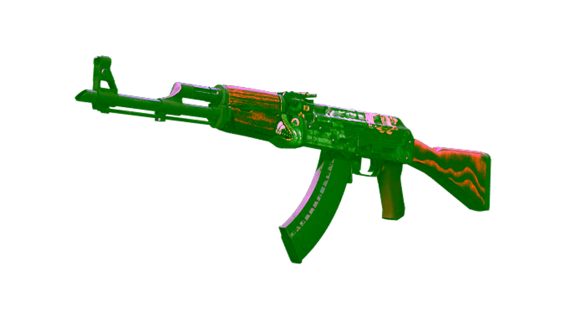 Display for StatTrak™ AK-47 | Fire Serpent (Battle-Scarred)