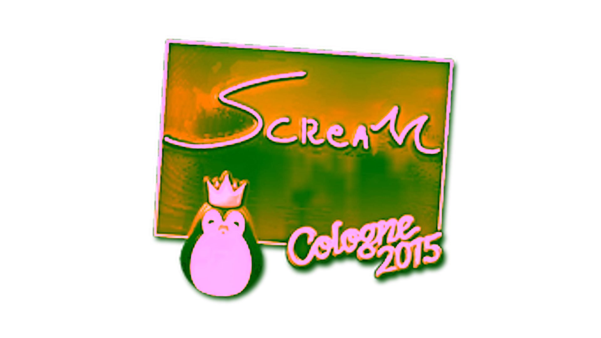 Wyświetl dla Sticker | ScreaM (Gold) | Cologne 2015