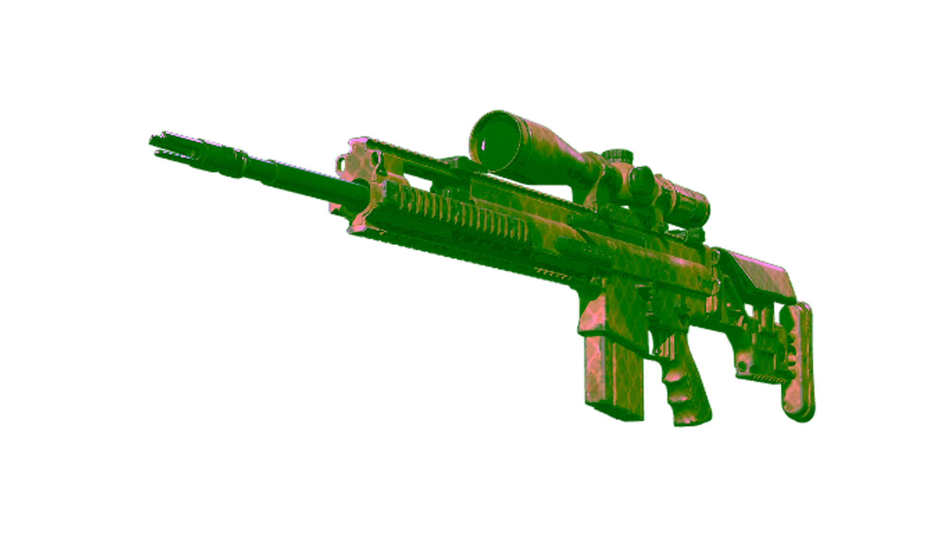 Display for Souvenir SCAR-20 | Sand Mesh (Field-Tested)